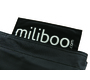 Housse de pouf g&eacute;ant noir BIG MILIBAG