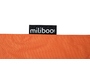Housse de pouf g&eacute;ant orange BIG MILIBAG