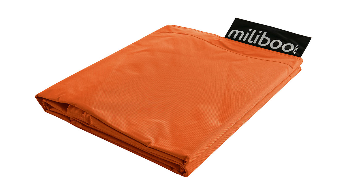 Housse de pouf gant orange BIG MILIBAG