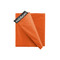 Housse de pouf g&eacute;ant orange BIG MILIBAG