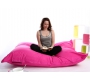 Housse de pouf g&eacute;ant rose BIG MILIBAG