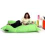Housse de pouf g&eacute;ant vert anis BIG MILIBAG