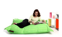 Housse de pouf g&eacute;ant vert anis BIG MILIBAG