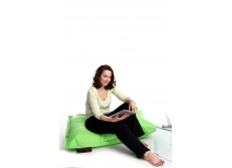 Housse de pouf vert anis SMALL MILIBAG