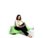 Housse de pouf vert anis SMALL MILIBAG