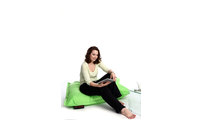 Housse de pouf vert anis SMALL MILIBAG