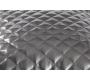 Housse pouf matelass&eacute; argent&eacute; BIG MILIBAG TREND 