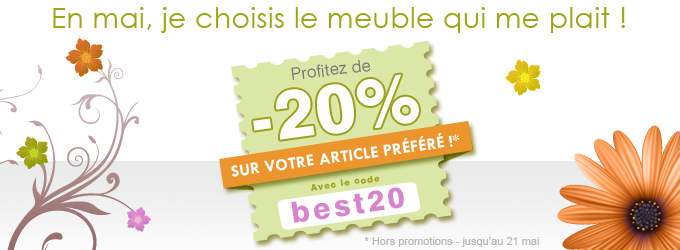 En mai, je choisis le meuble qui me plait !