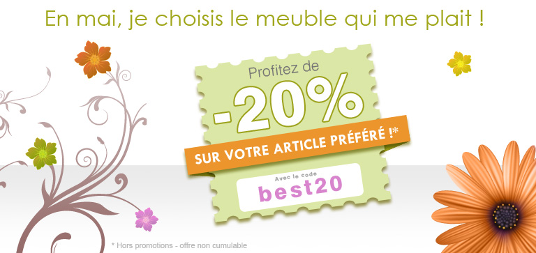 En mai, je choisis le meuble qui me plait !