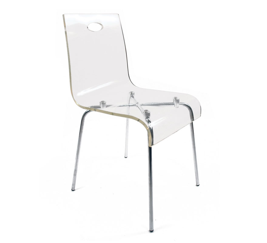 Chaise design Cindy transparente