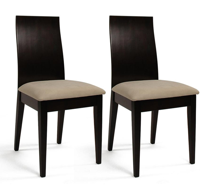 Lot de 2 chaises cuisine / salle manger EVA chne