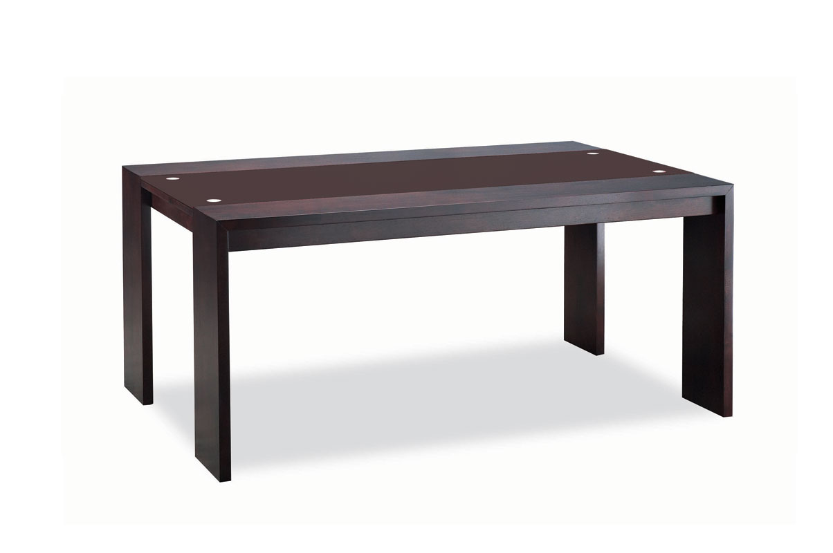 Une ligne simple rehauss�e d�un brin de fantaisie ! La table STEVEN en ch�n