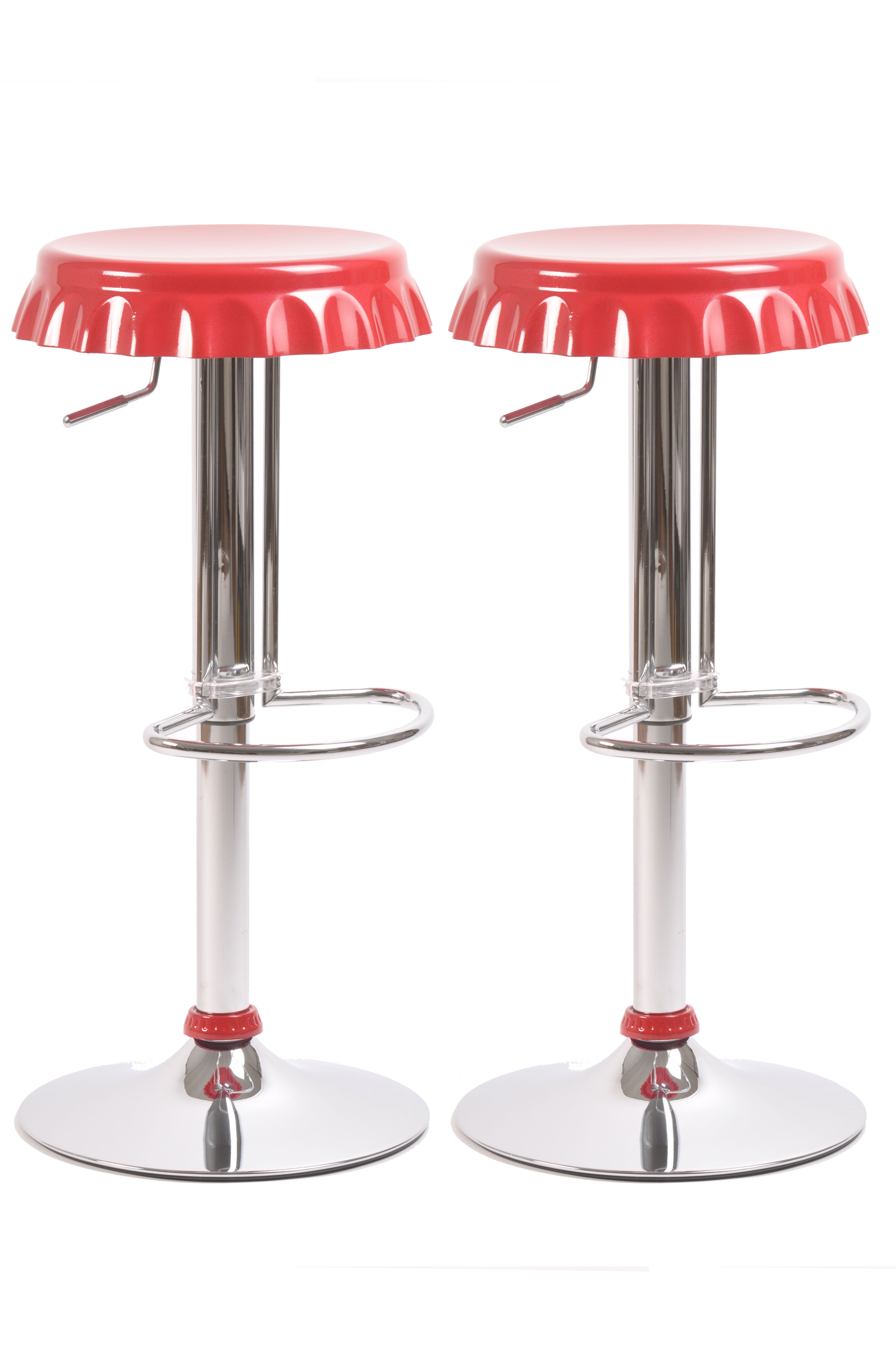 Tabouret de bar / cuisine rouge bordeaux NEW CAPSU Tabouret de bar / cuisine rouge bordeaux NEW CAPSU