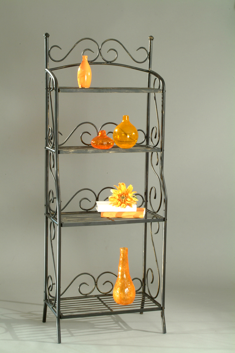 Etagre de rangement en acier 4 tages Florence