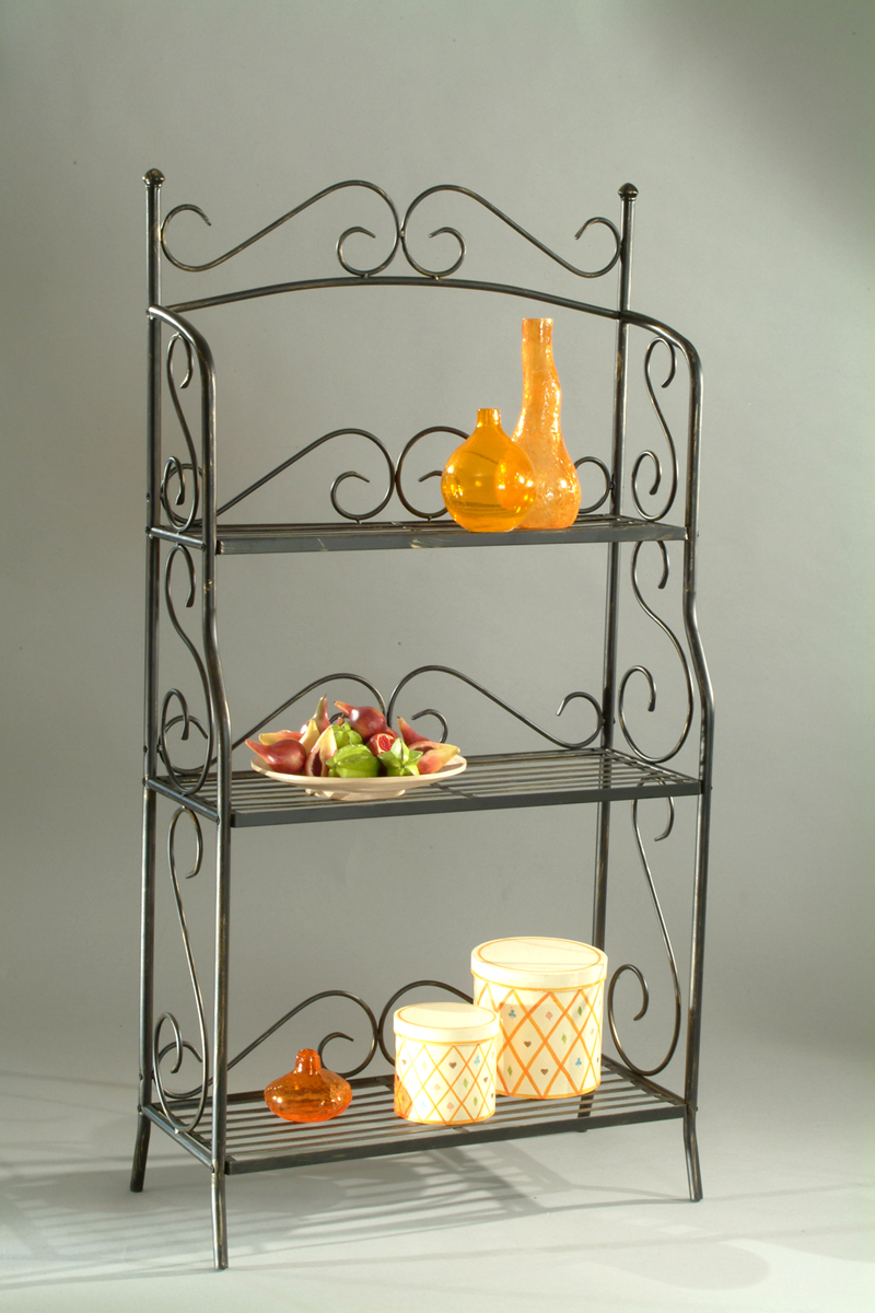 Etagre de rangement en acier 3 tages Florence