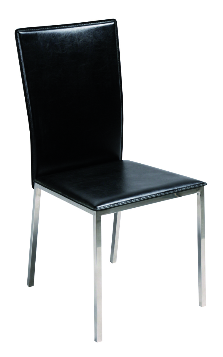Chaise de cuisine / salle manger noir moderne INO
