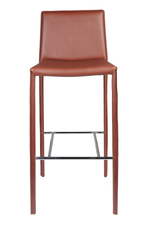 Tabouret : 2 tabourets de bar / cuisine GENNA choc
