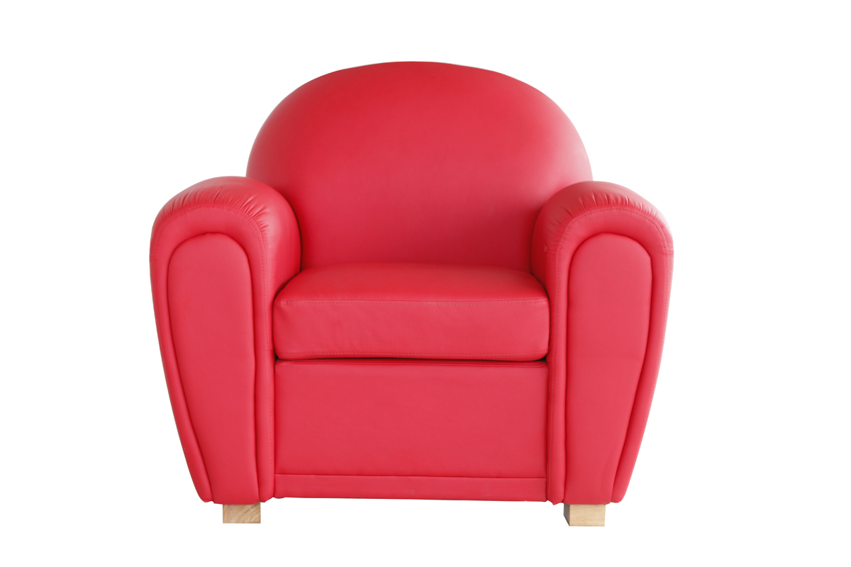 Fauteuil Club rouge