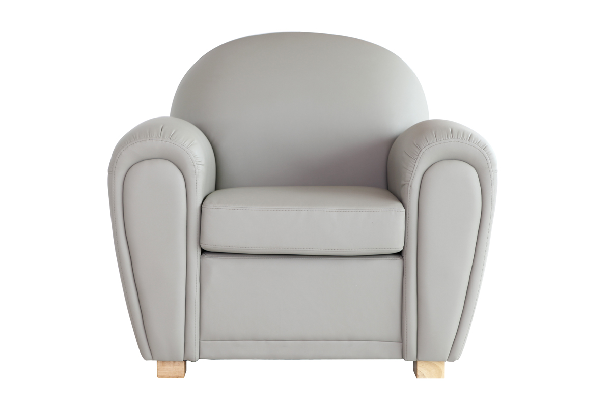 Fauteuil Club taupe