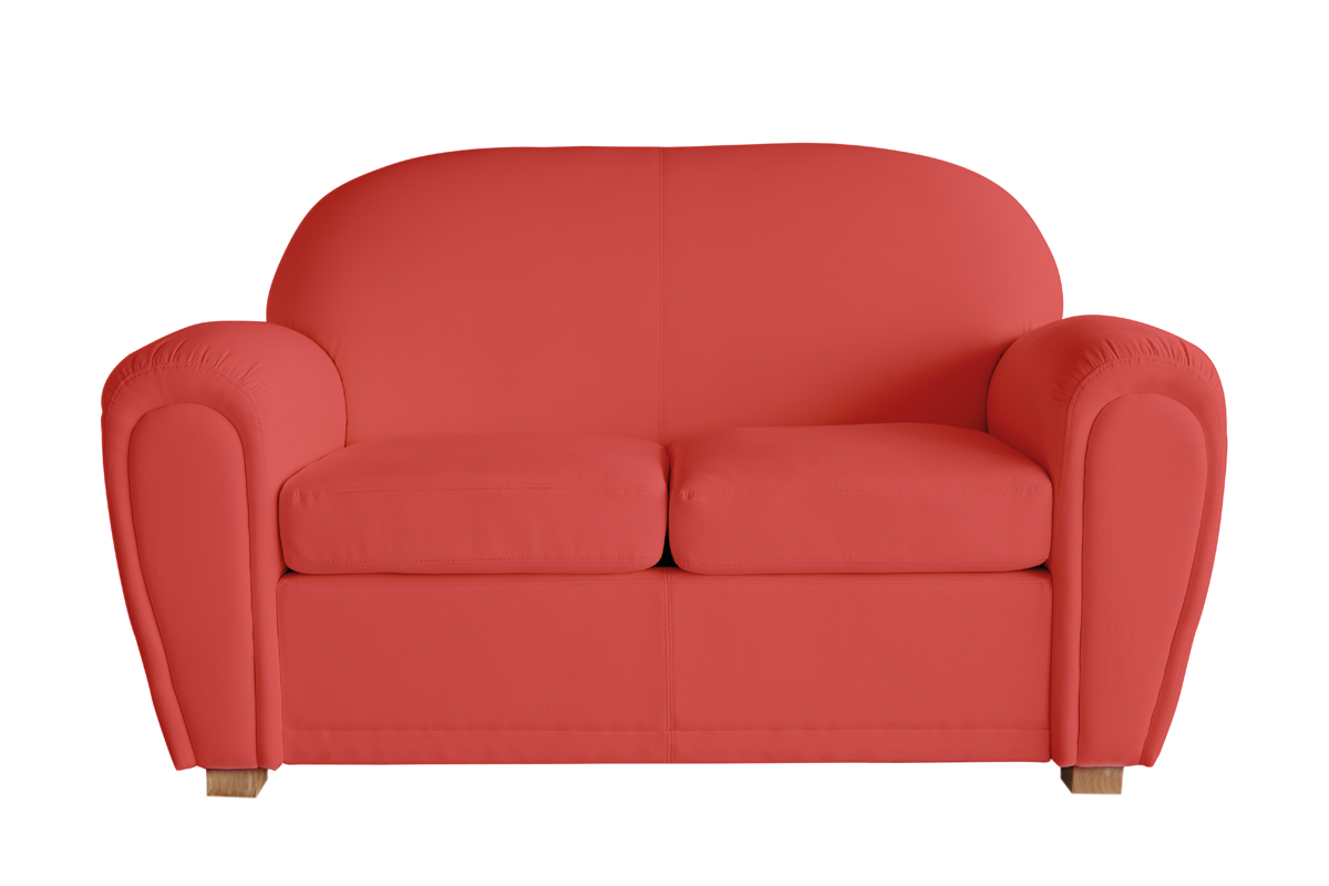 Canap Club rouge 2 places