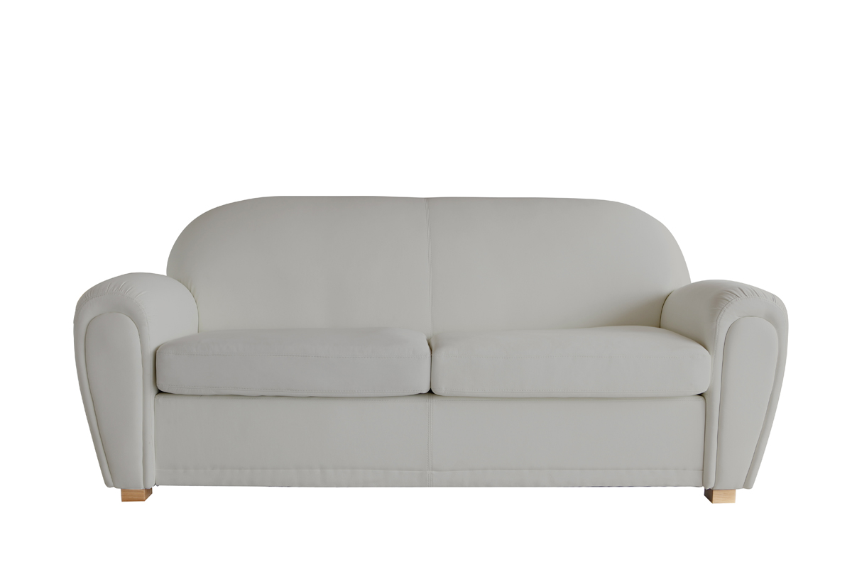 Canap Club taupe 3 places