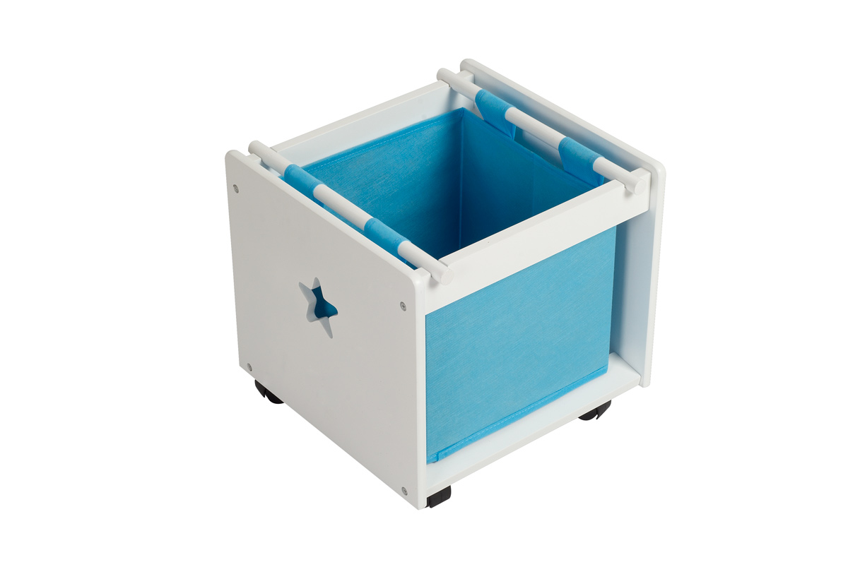 Bac de rangement enfant roulettes ETOILE