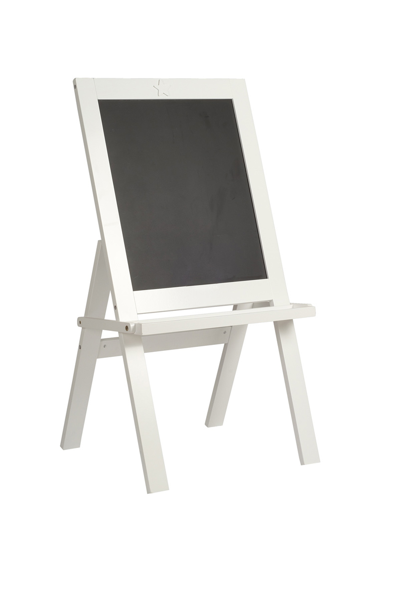 Tableau chevalet enfant blanc ETOILE