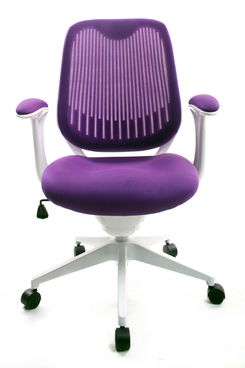 Fauteuil de bureau Tissu Maille Violet Leni V2 ( C