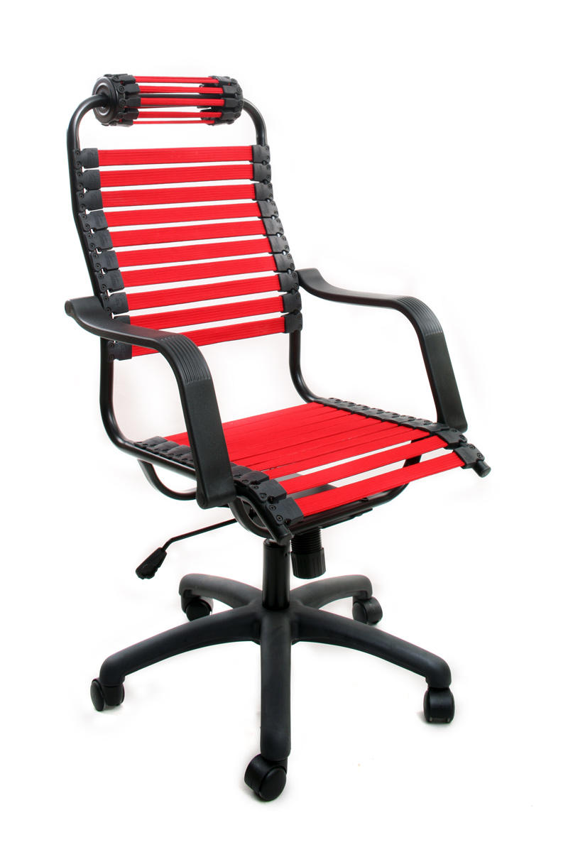 Fauteuil de bureau design Elastique Rouge Stardust