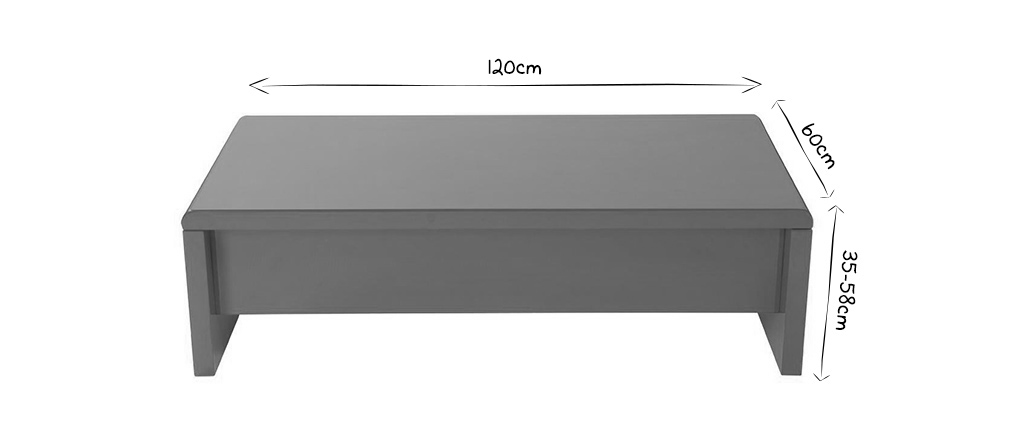 Table basse / hauteur 43 cm  Guéridon émaillé produits en France