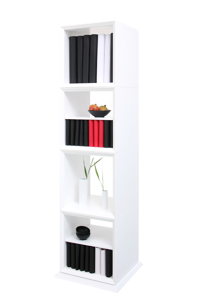 Bibliothque blanche 4 niveaux up to you by Dominiq