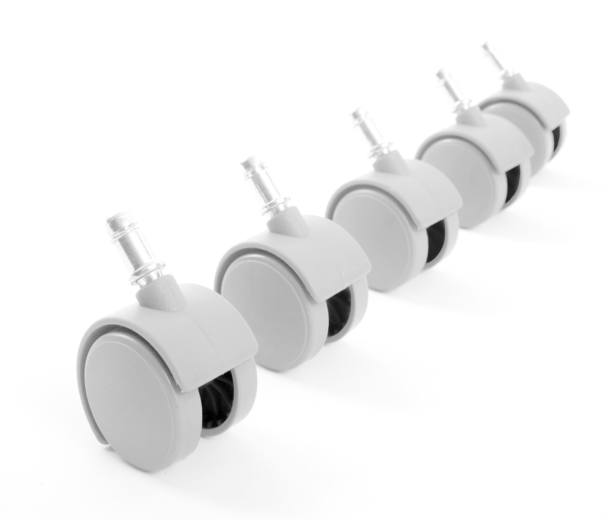 Roulettes blanches compatibles base blanche