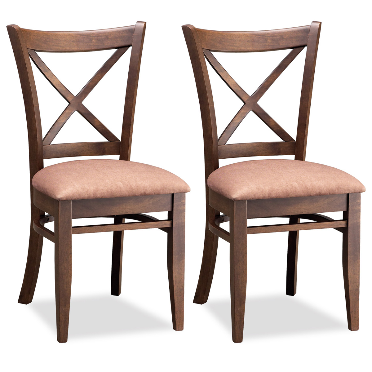 Lot de deux chaises chocolat en chne CELIA Lot de deux chaises chocolat en chne CELIA