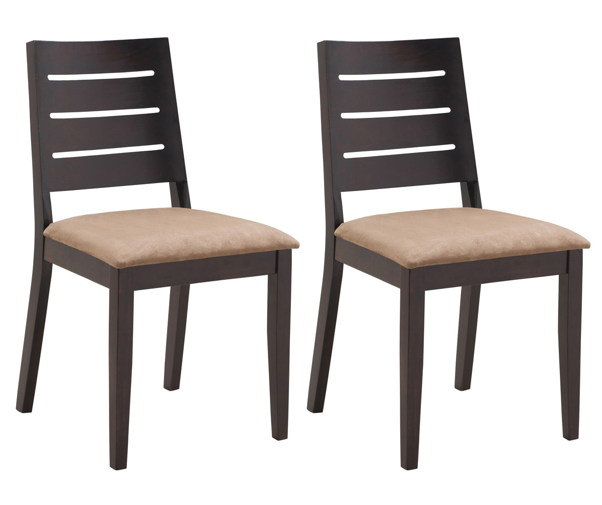 Lot de deux chaises weng en chne JOY Lot de deux chaises weng en chne JOY