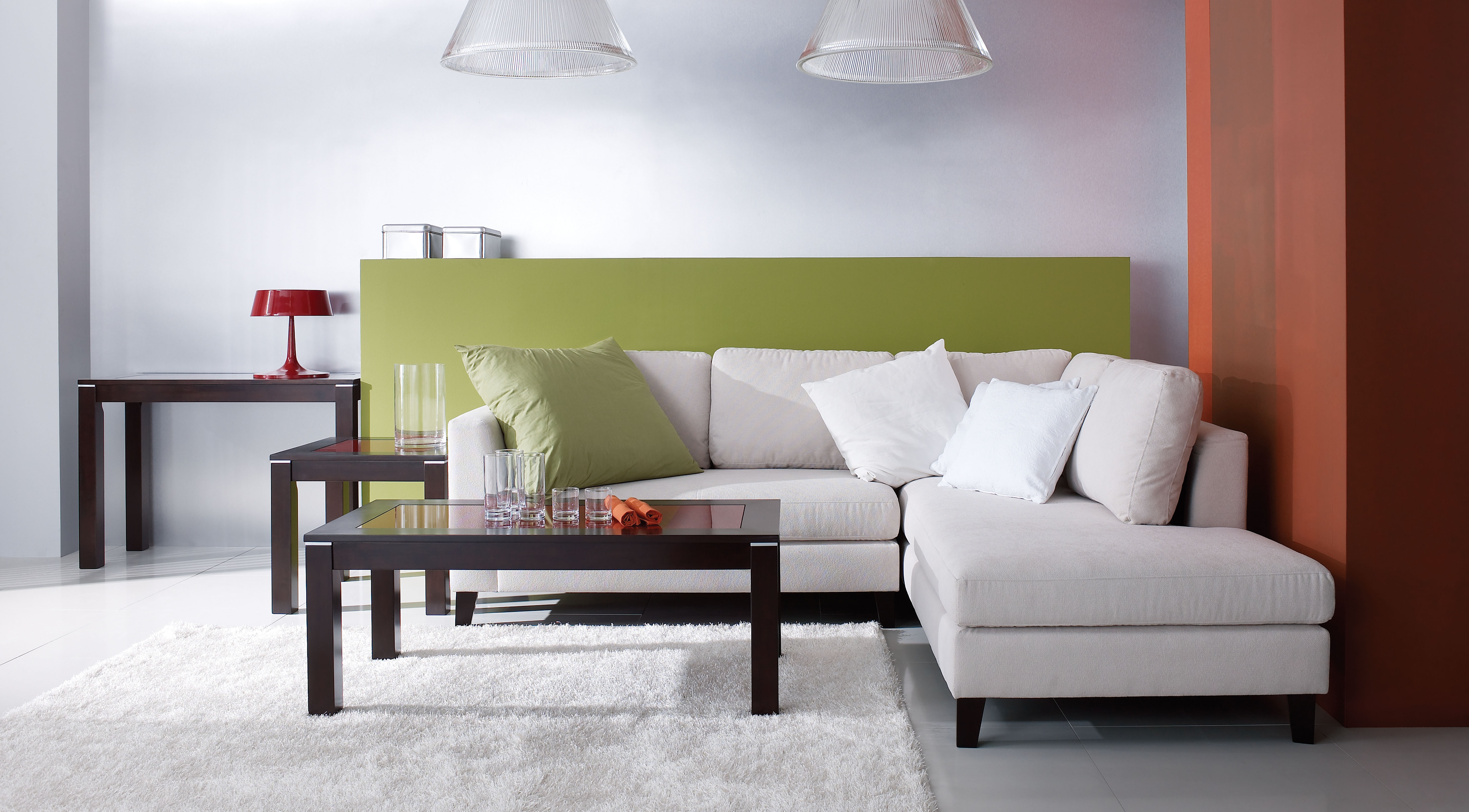 Table basse bois weng et verre JERRI