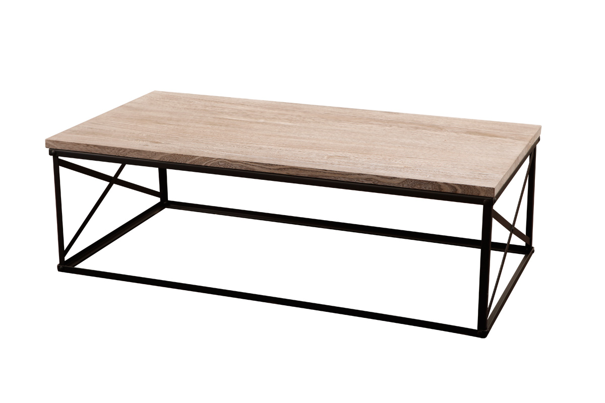 Table basse bois rectangulaire ZACK
