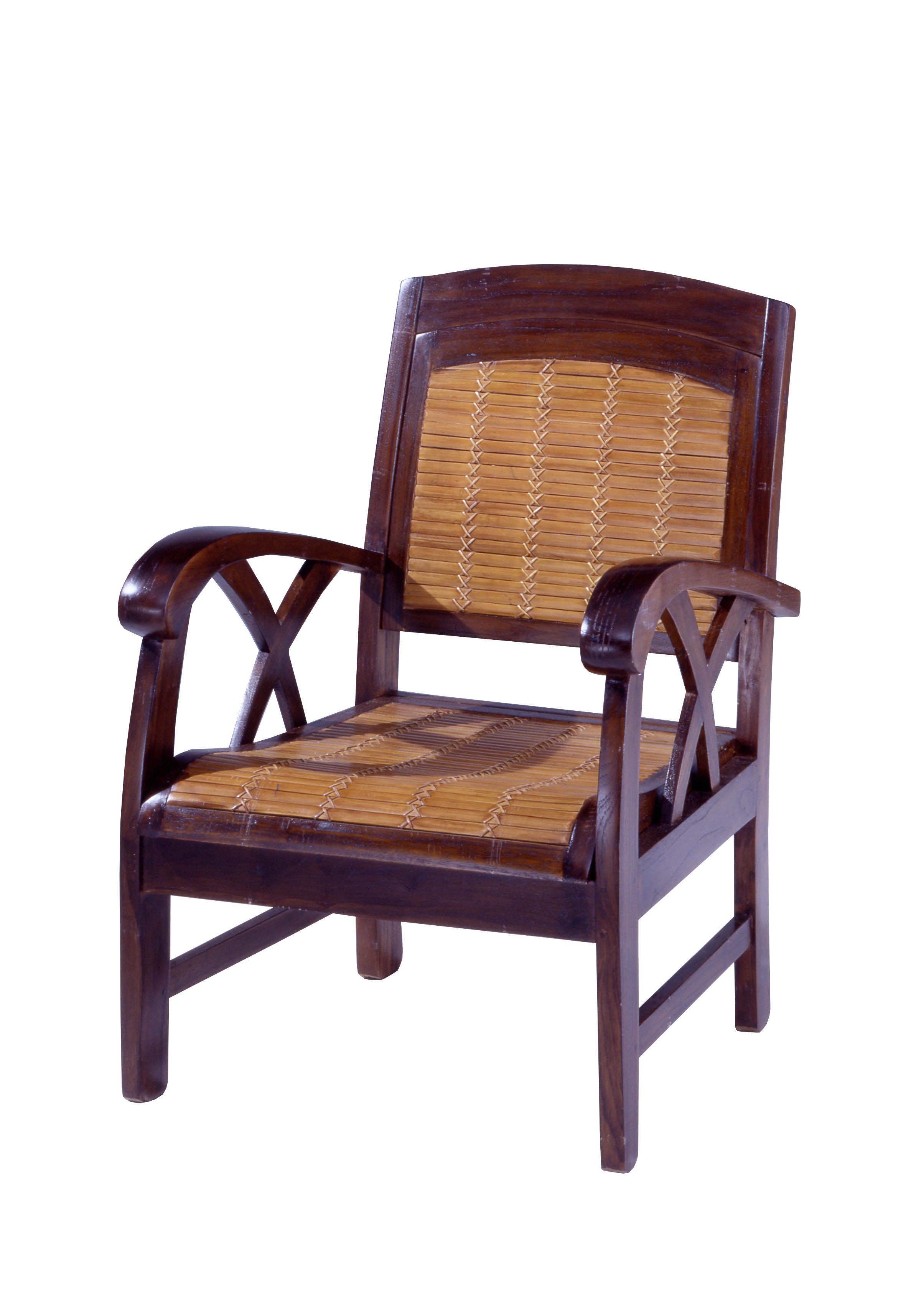 Fauteuil teck et bambou KALINDHA