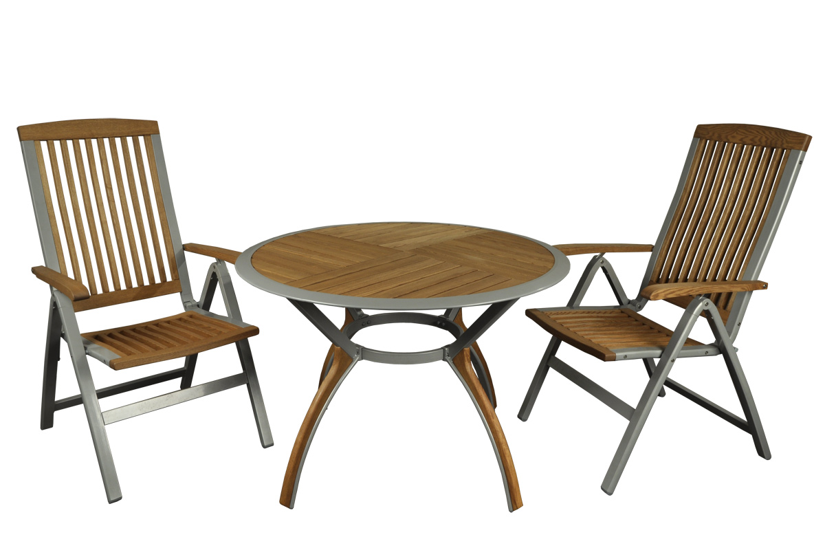 Ensemble table et chaises jardin ATHENA