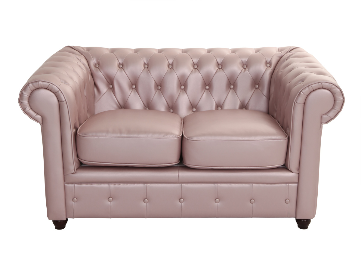 Canap Chesterfield nacr 2 places design