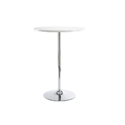 La table de bar / mange debout JAMES blanc image pub1