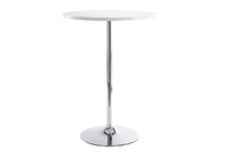 La table de bar / mange debout JAMES blanc image pub1