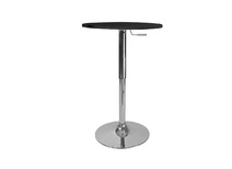 La table de bar r&eacute;glable en hauteur / mange debout CHARLIE noir