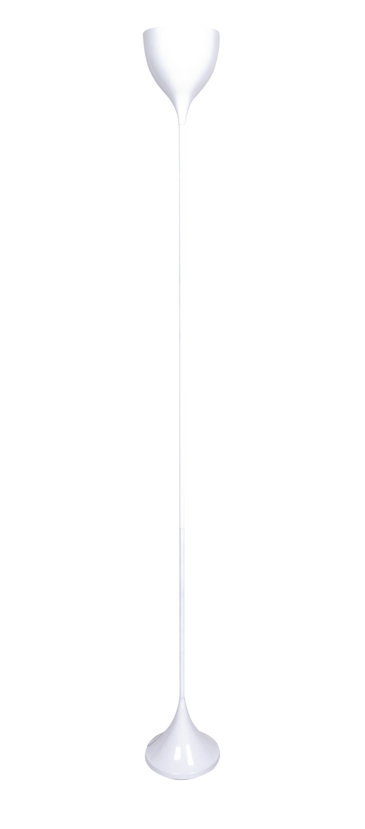 Lampadaire design m&eacute;tal DROP - coloris blanc
