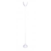 Lampadaire design m&eacute;tal DROP - coloris blanc image 1