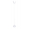 Lampadaire design m&eacute;tal DROP - coloris blanc
