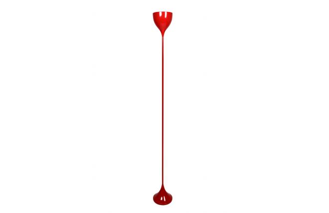 Lampadaire design m&eacute;tal DROP - coloris rouge