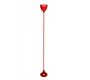 Lampadaire design m&eacute;tal DROP - coloris rouge