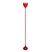 Lampadaire design m&eacute;tal DROP - coloris rouge image pub1