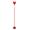 Lampadaire design m&eacute;tal DROP - coloris rouge