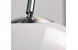 Lampadaire SIXTY small inox/pvc blanc hauteur 84,5 cm image 2